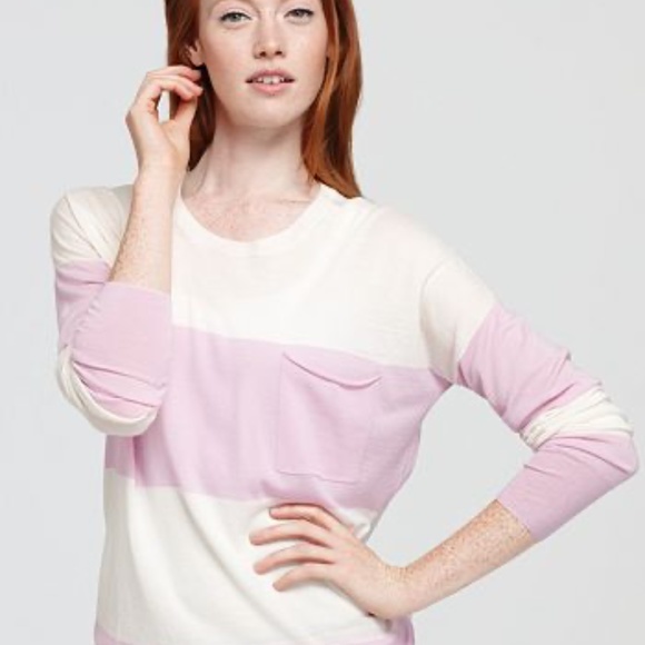 Theory Tollie Sweater in Ivory Off White Preen - Picture 4 of 4